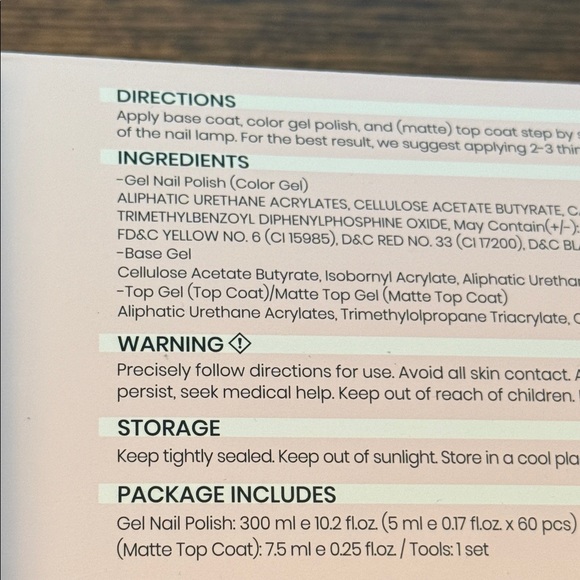 NWT Beetles Gel Nail Polish Kit - 60 Colors and accessories (nails, brushes etc) - Picture 8 of 12